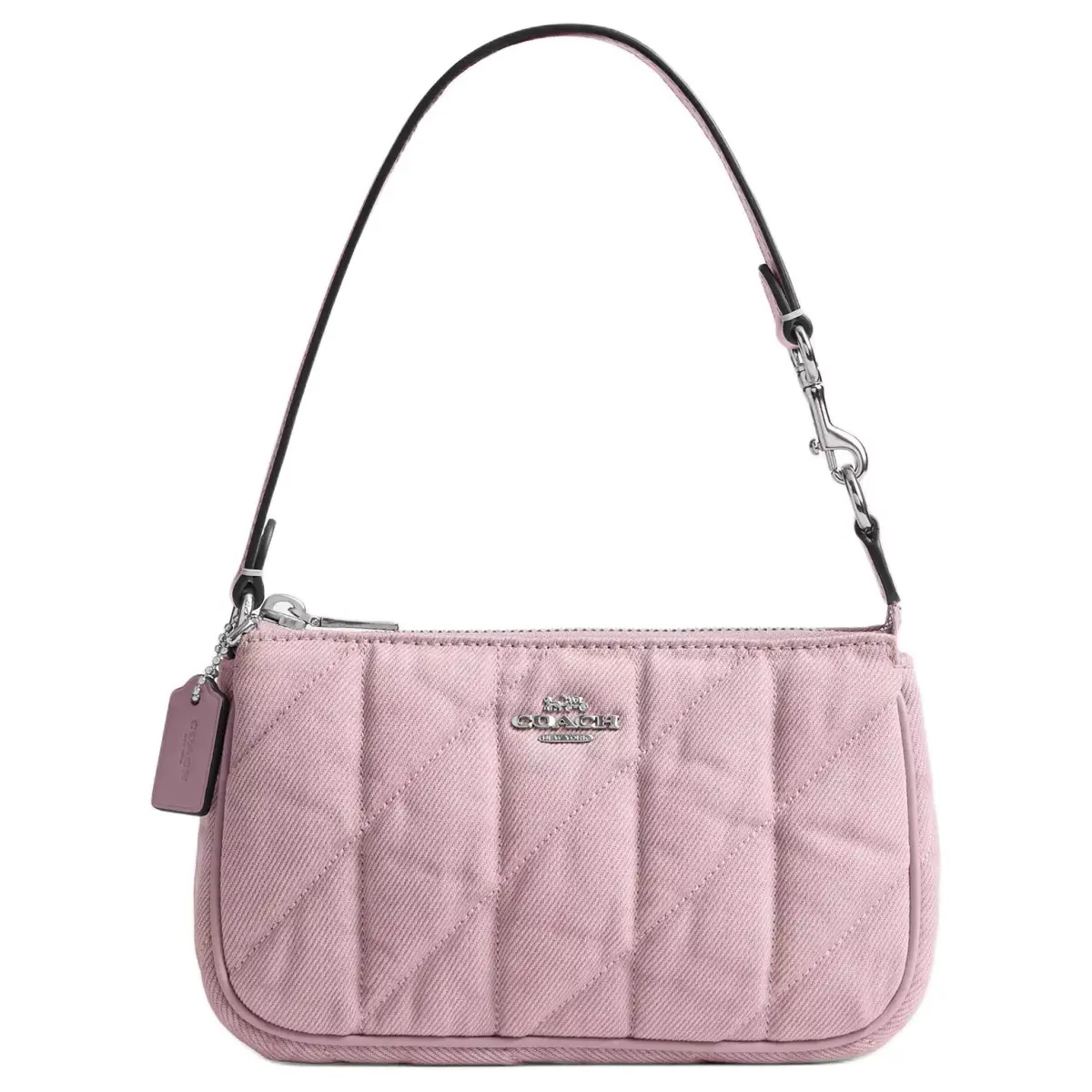COACH Nolita Denim Handbag Small Women's Carnation Pink
