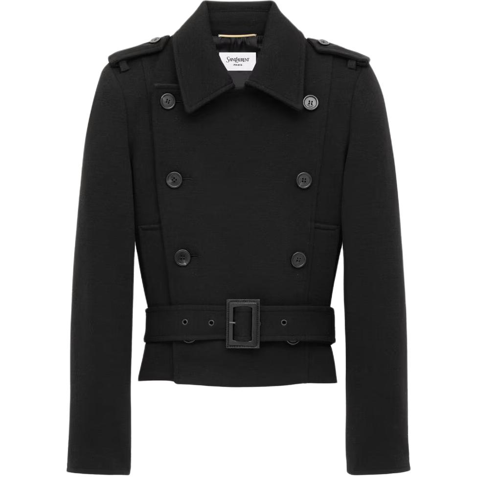 Женская куртка SAINT LAURENT (черная)