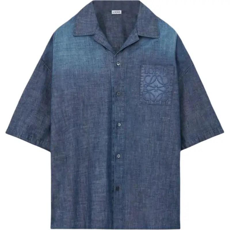 LOEWE Embroidered pocket Short sleeve Shirt