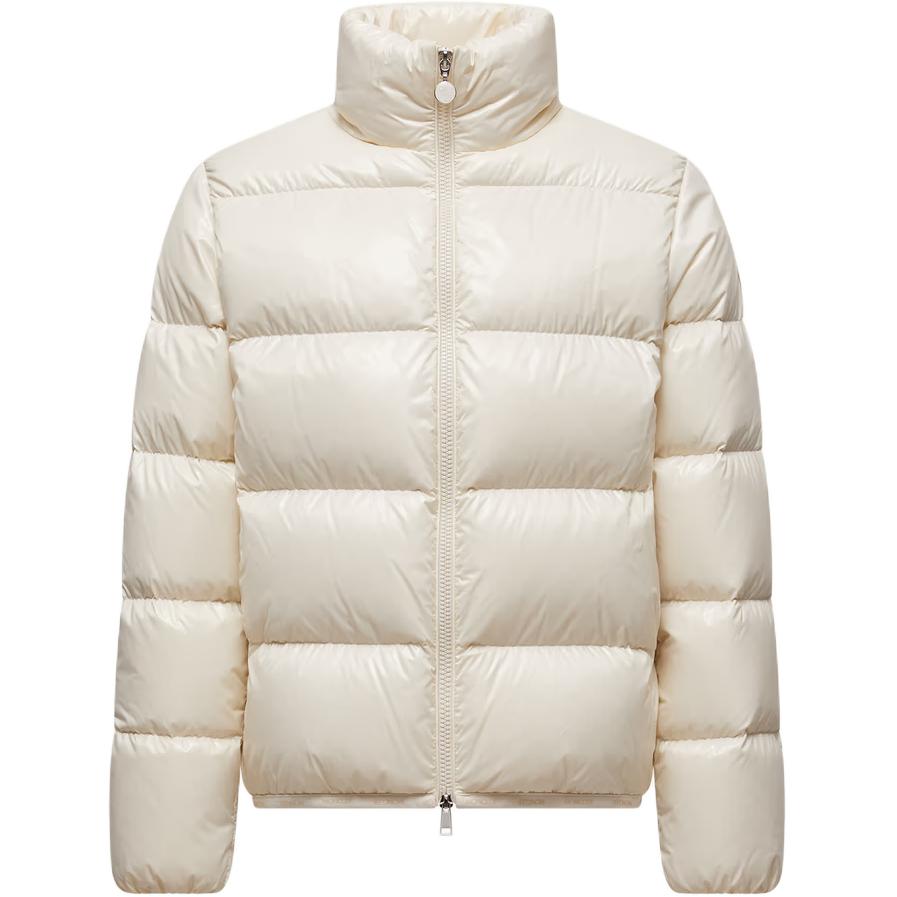 Женский пуховик Moncler Abbadia (бежевый)