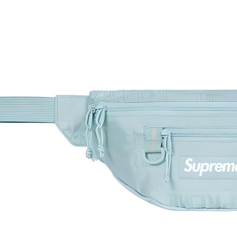 Сумка Supreme SS19 Week 0 Logo (голубая) — фото 3