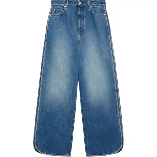 Loewe side slit wide jeans