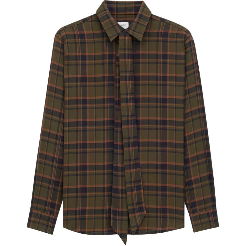 SAINT LAURENT Cassandre Lavallière Shirt
