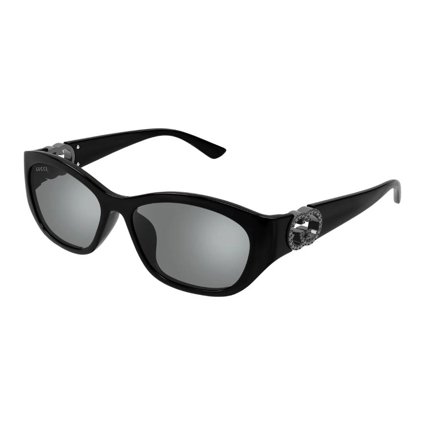 Очки Gucci Oval Sunglasses (черные)