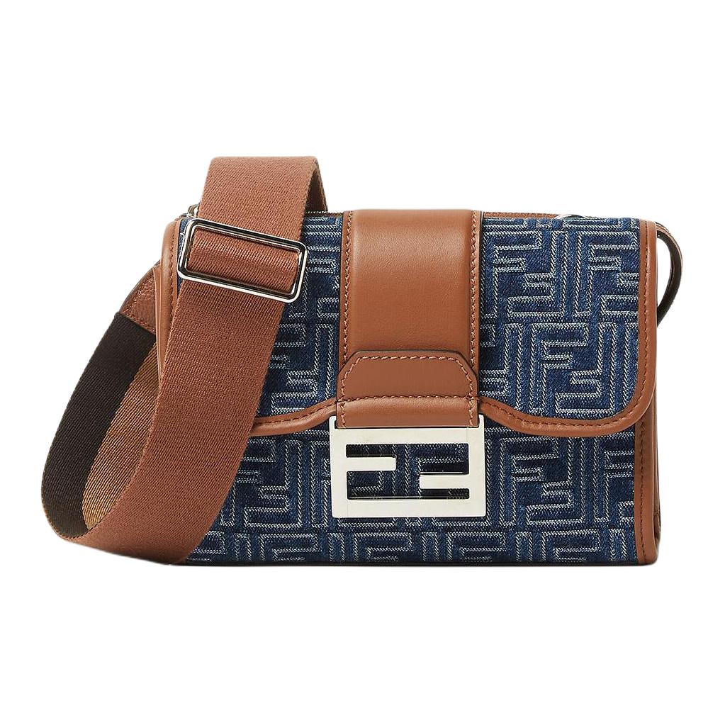 Женская сумка Fendi FENDI (синяя)