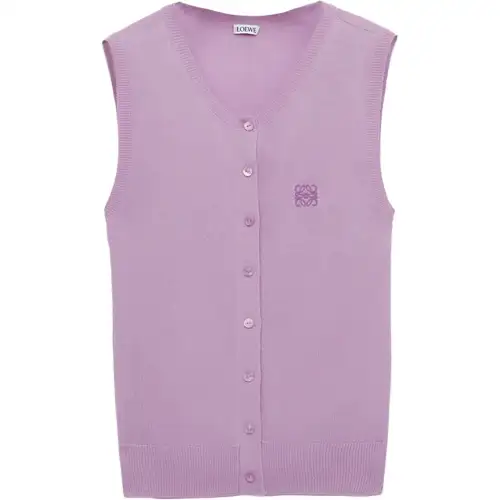 Loewe buttoned logo-embroidered vest