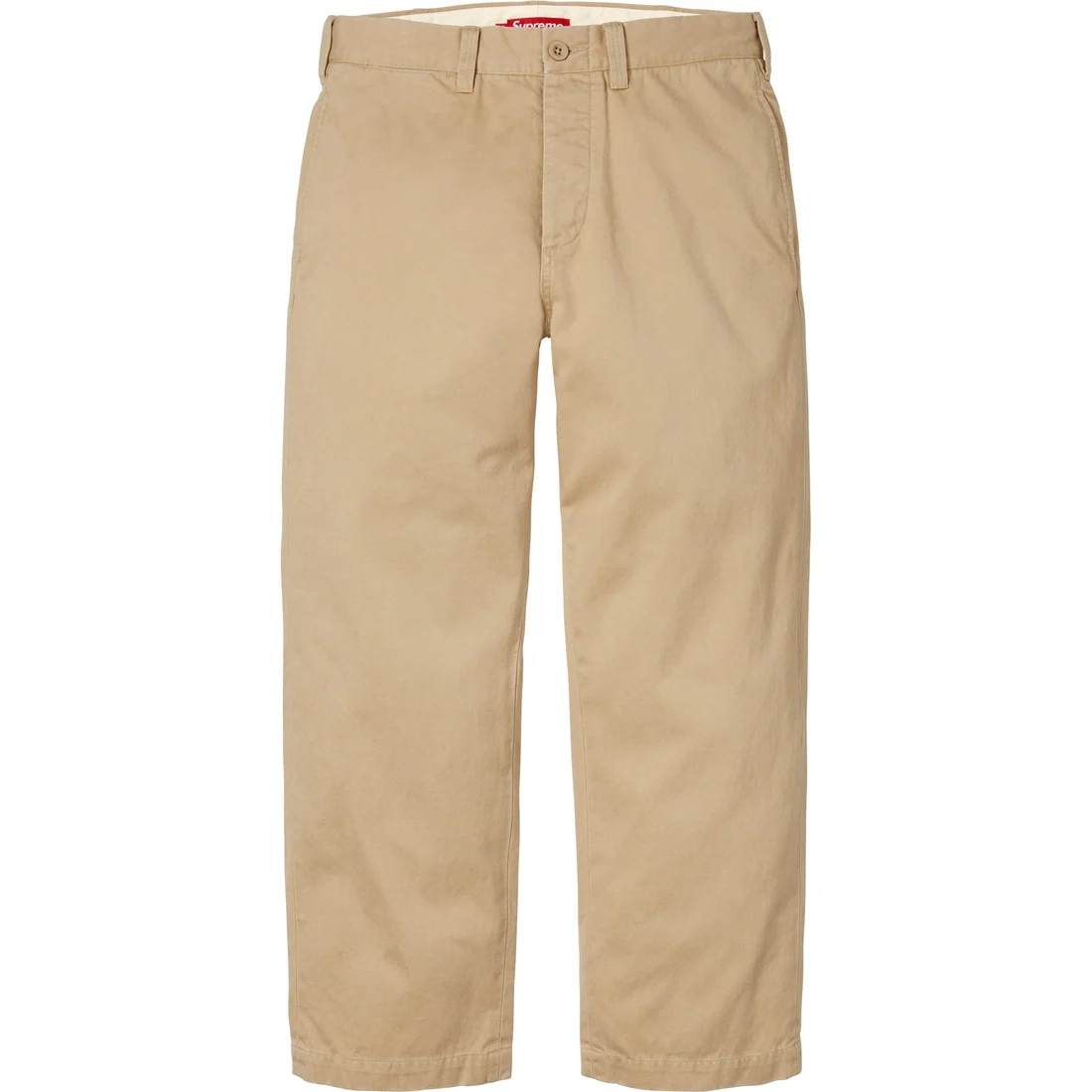 Штаны Supreme Chino Pant (бежевые)