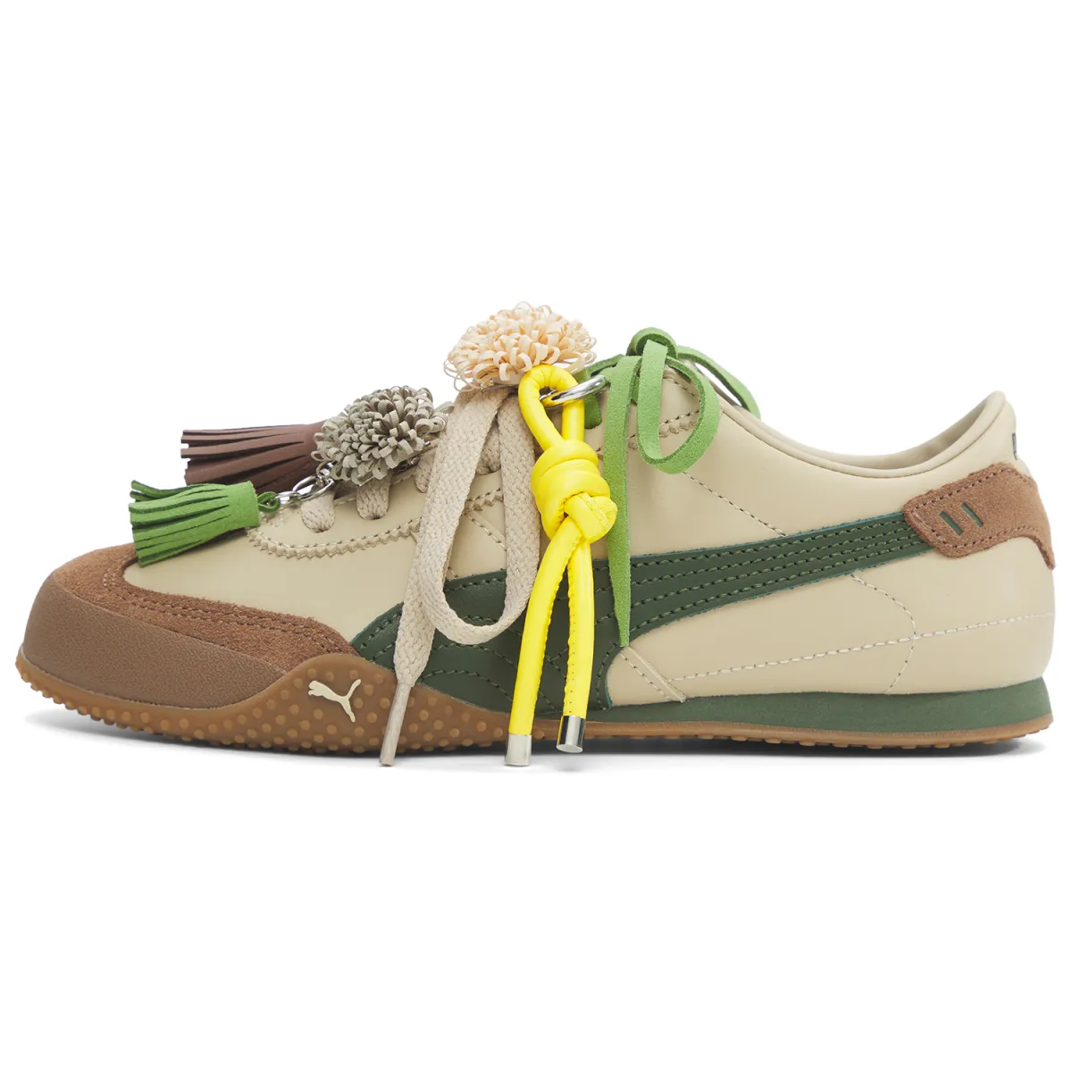 PUMA Bella UT Abrasion Resistant Low top Casual Shoes Unisex Brown Green