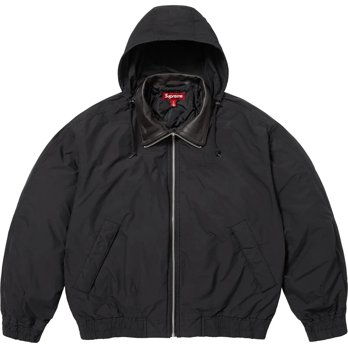 Supreme Leather Collar Utility Jacket SS25