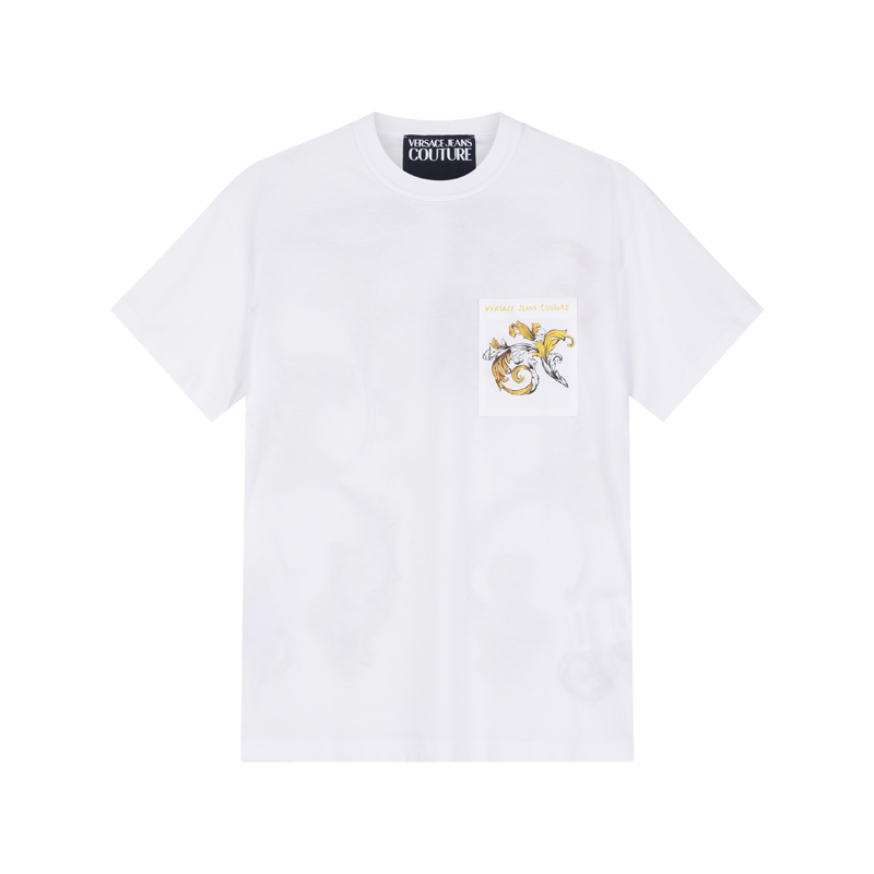 Мужская футболка Versace VERSACE JEANS COUTURE SS25 T (белая)