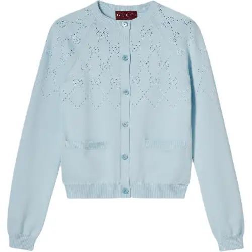 Gucci Gg cotton cardigan