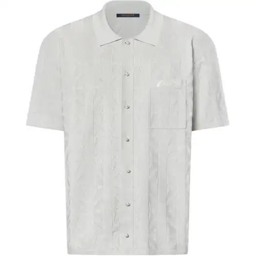 Lv Short Sleeved Knit Shirt