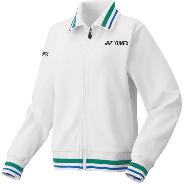 YONEX Badminton Jerseys Women’s White Stand Collar Moderate
