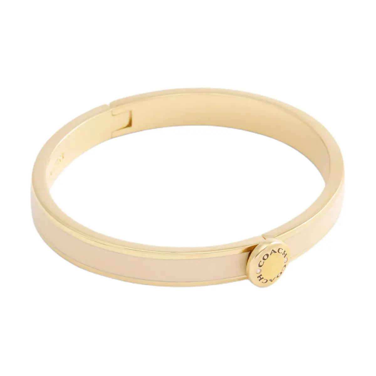 COACH Brass Plated Bangles Women's Gold