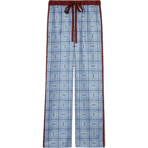 GUCCI FW25 Casual Pants Women's Blue