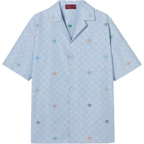 Gucci gg detail short-sleeve shirt