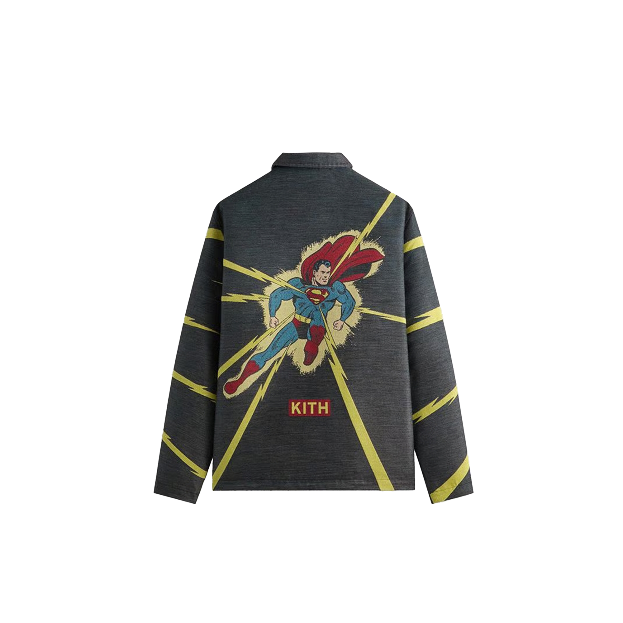 Унисекс куртка KITH x Superman Monday Program SS25 (черный) — фото 2