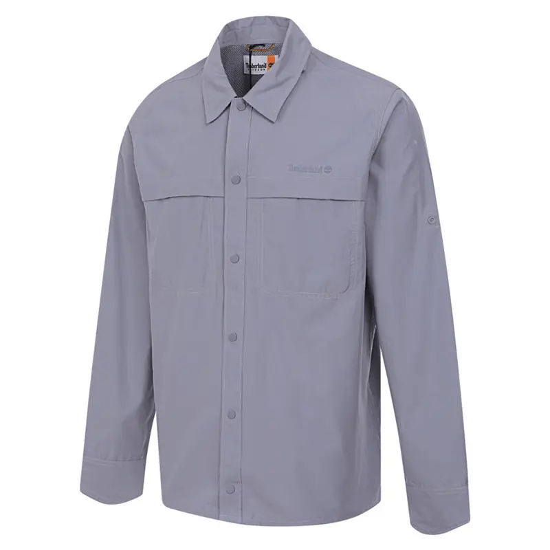 Timberland Shirts Men's Gray Lapel Moderate