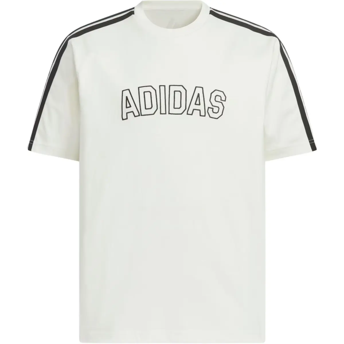 Adidas T-Shirts Men's Jade White Crew Neck Moderate