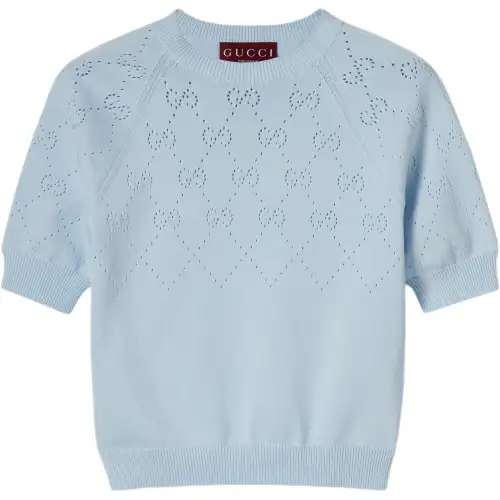 Gucci Gg cotton crewneck top