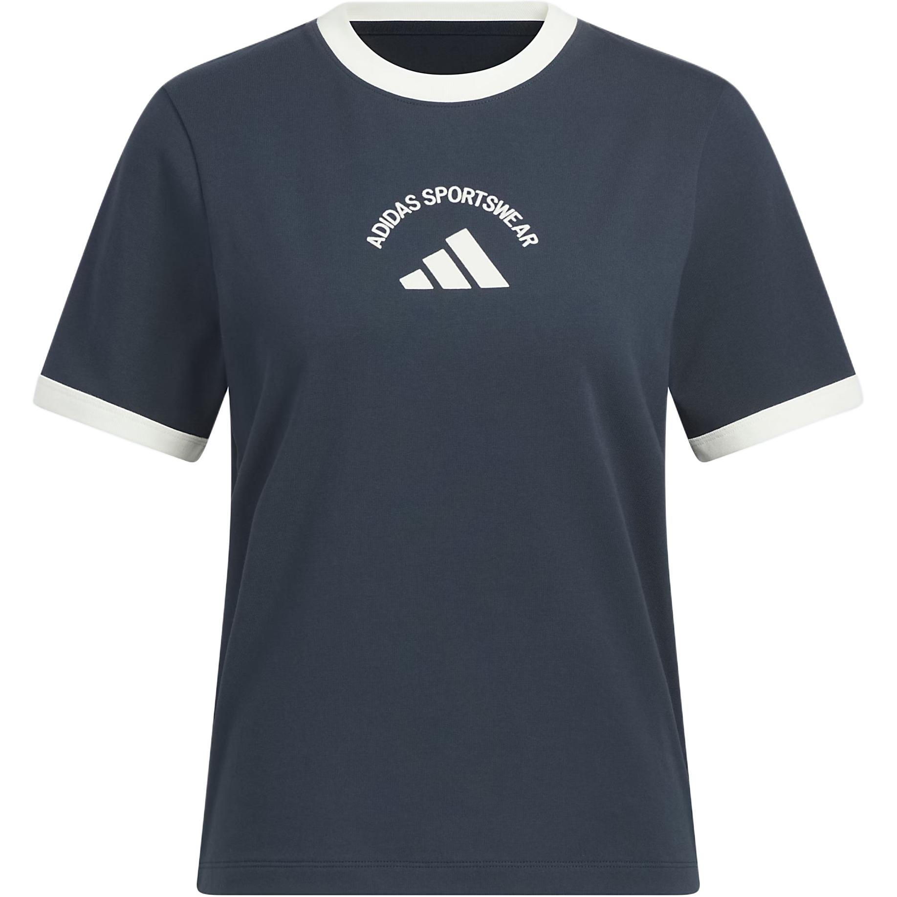 Женская футболка adidas adidas SHORT SLEEVE T-SHIRT (белая)