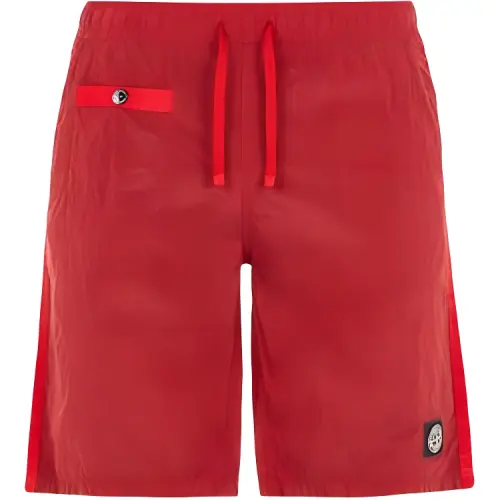 STONE ISLAND Casual Shorts Men's Red