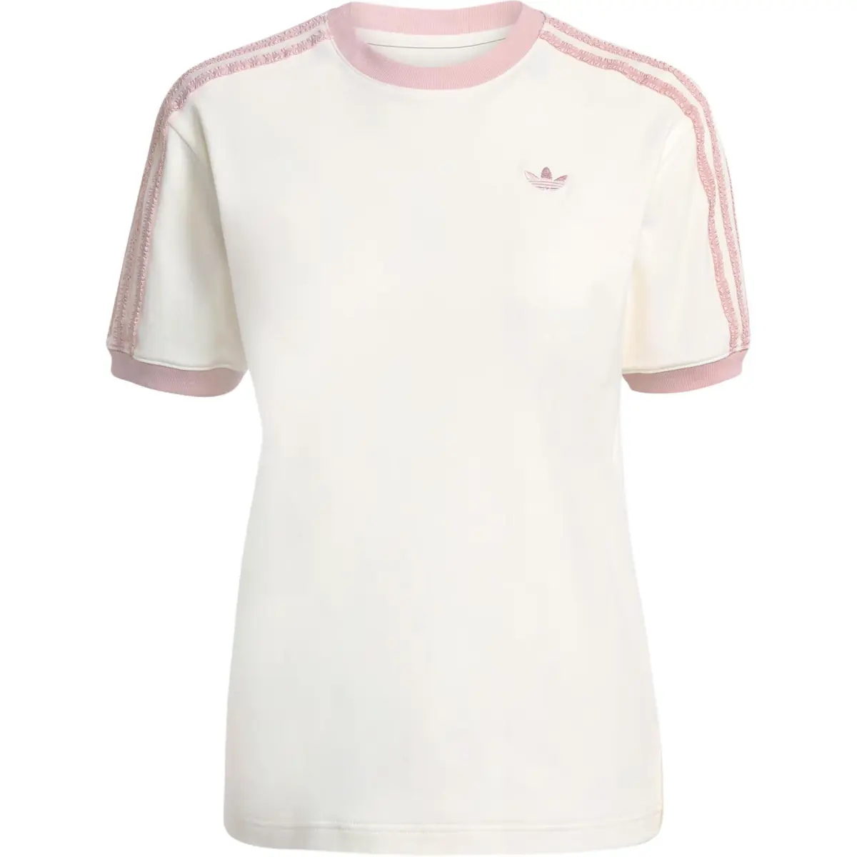 Adidas Originals ruffled three-stripes T-shirt