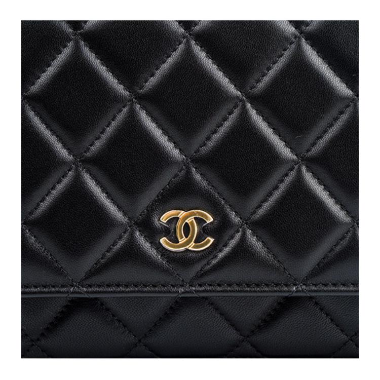 Женская сумка Chanel WOC (черная) — фото 7