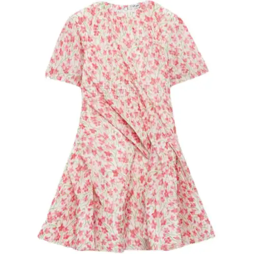 LOEWE Floral Printed Twisted Dress