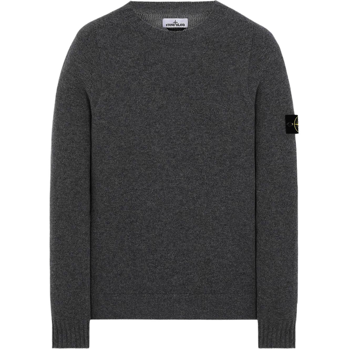 Мужской свитер STONE ISLAND (угольно-серый)