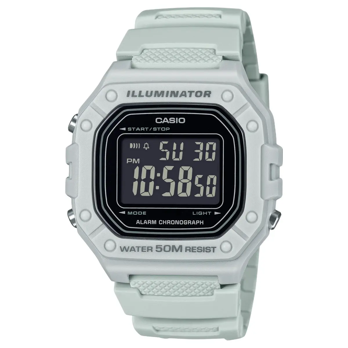 CASIO Vintage Collection Small Block ['50', 149262]m Waterproof Quartz Movement Resin Strap Watch