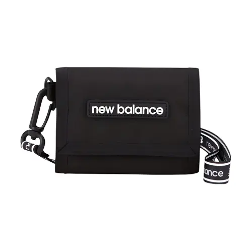 New Balance Polyester Card Holder Wallet Regular Men's Black