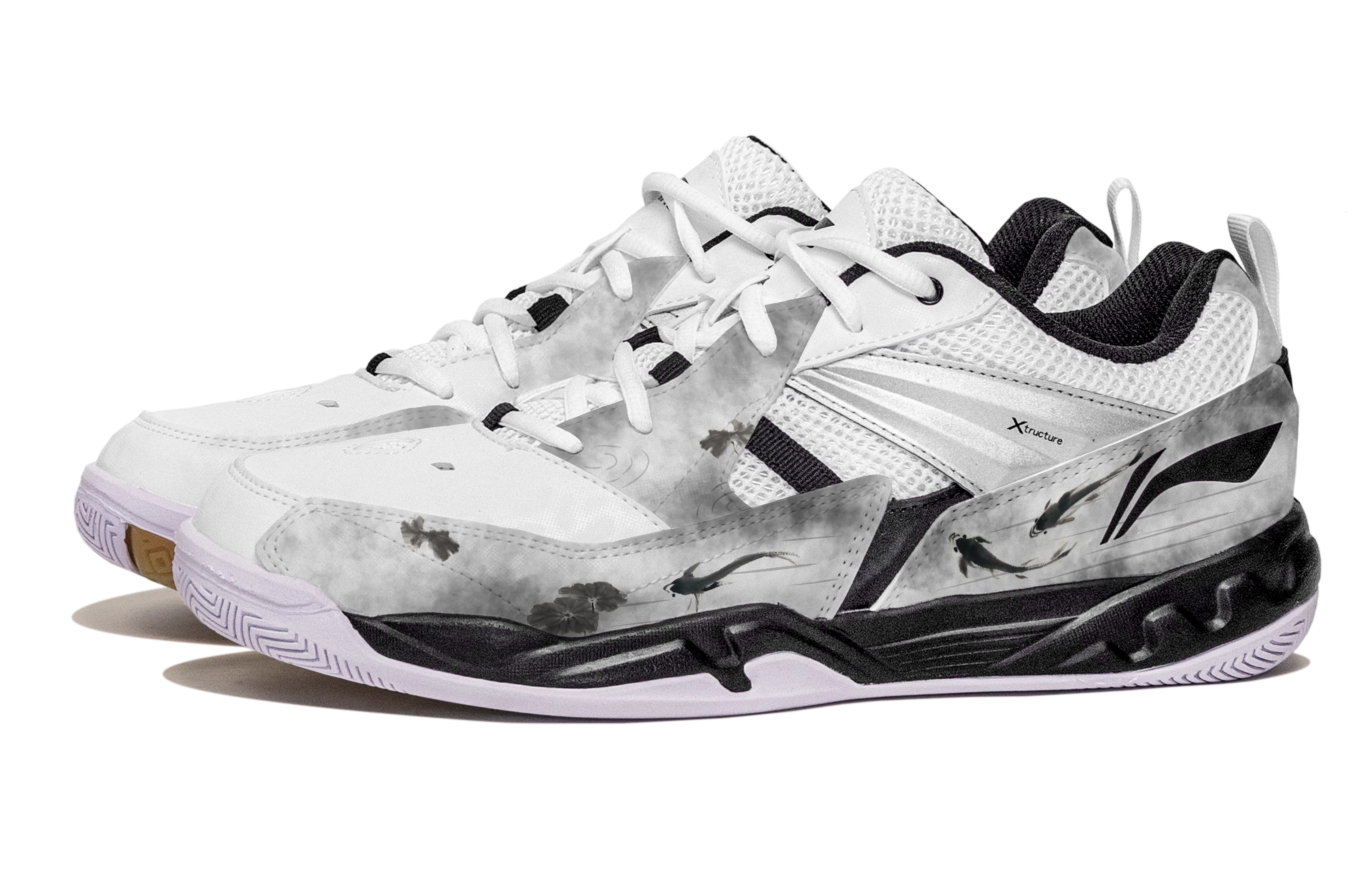 Li Ning Koba Cushioning Abrasion Resistant Breathable Cushioning Abrasion Resistant Breathable Low top Badminton Shoes