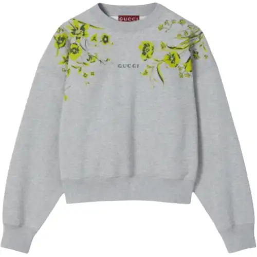 GUCCI Cotton Jersey Sweatshirt With Print