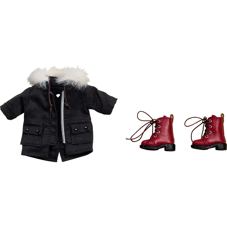GSC warm suit boots modern coat black model accessories
