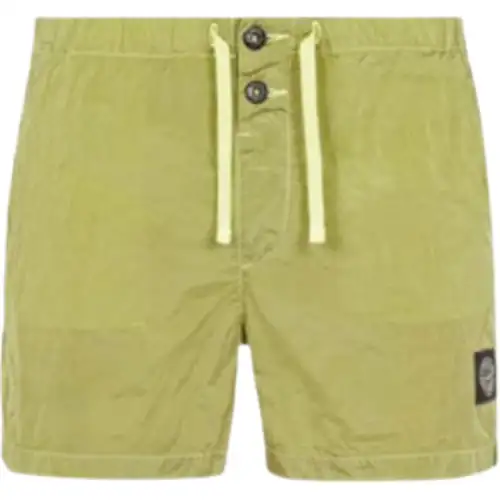 STONE ISLAND Swimming Shorts Men's Lemon