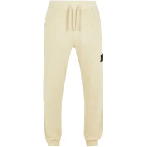 STONE ISLAND Knitted Sweatpants Men's Beige
