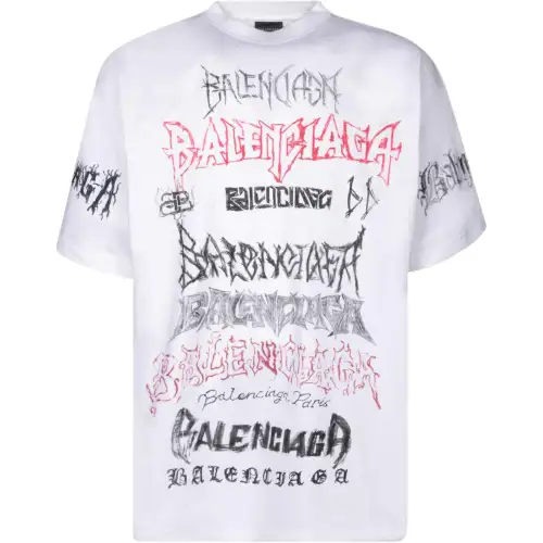 Balenciaga SS24 T Shirt Loose Fit Men's White