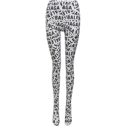 Balenciaga Leggings, Slim Fit Women's White