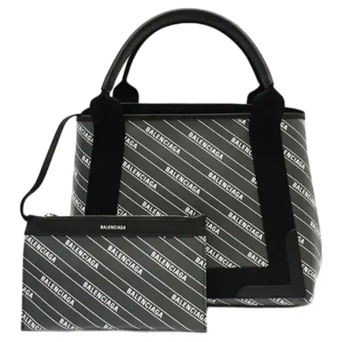 Balenciaga Cow Leather Handbag Women's Black
