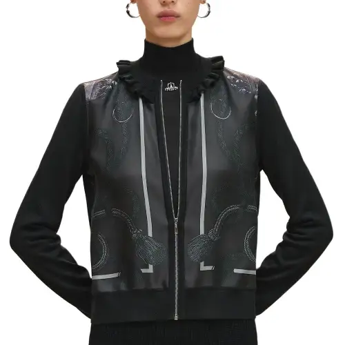 HERMES Cashmere Sweater Women's Black