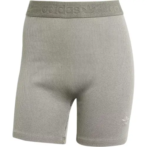 Adidas Originals Essentials Rib 1/4 logo-waistband shorts