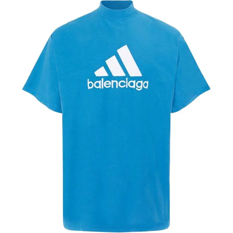 Balenciaga x Adidas T Shirt Men's Blue