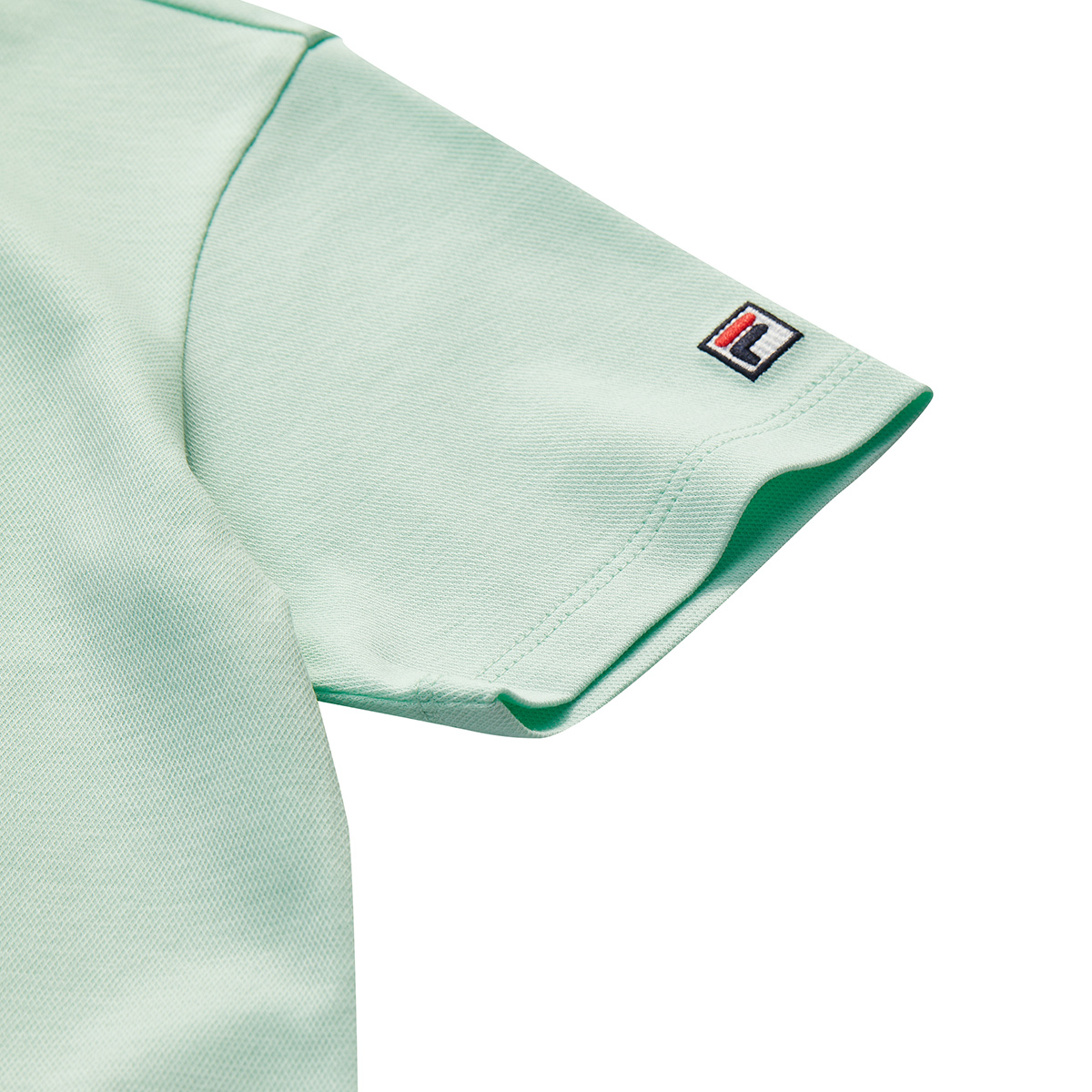 Мужская футболка-поло FILA KIDS (белая) — фото 6