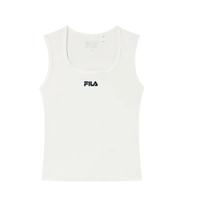 FILA Sleeveless Sports Shirts Women's Cloud White