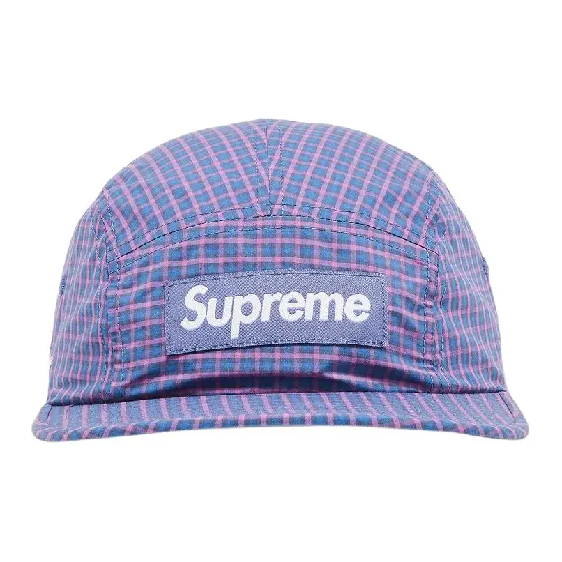 Supreme X Cordura Plaid Camp Cap