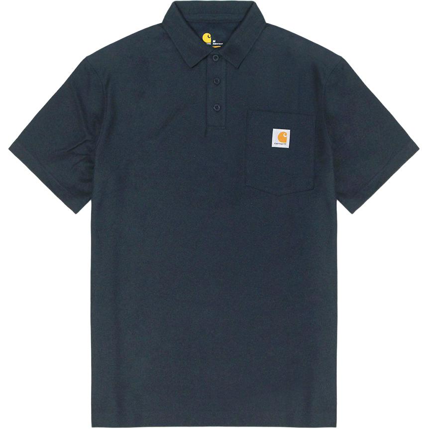 Мужское поло Carhartt K570 (темно-синее)