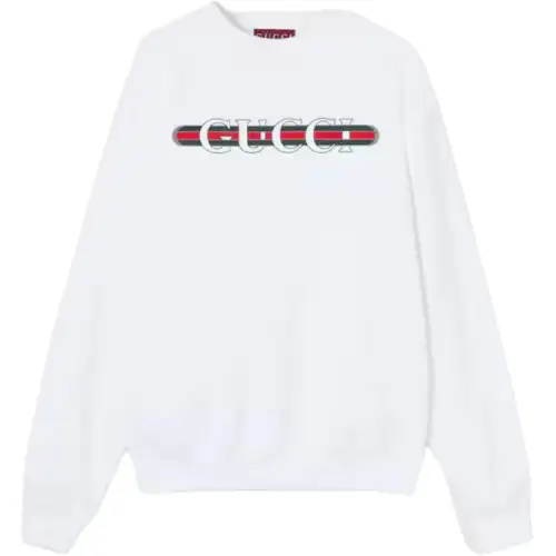 GUCCI Logo Printed Crewneck T Shirt