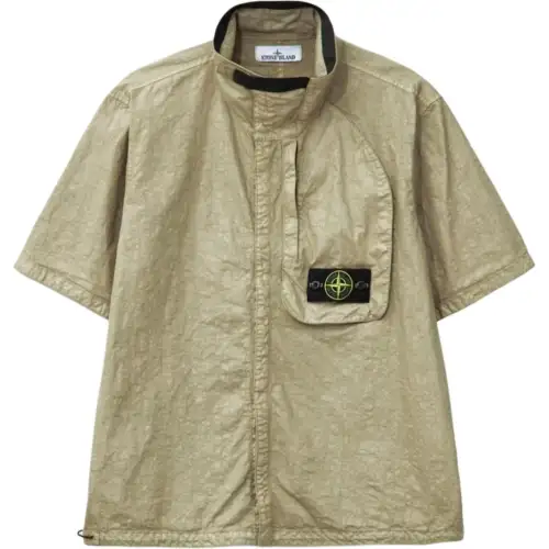 Stone Island Comfort Fit Short-Sleeve Shirt