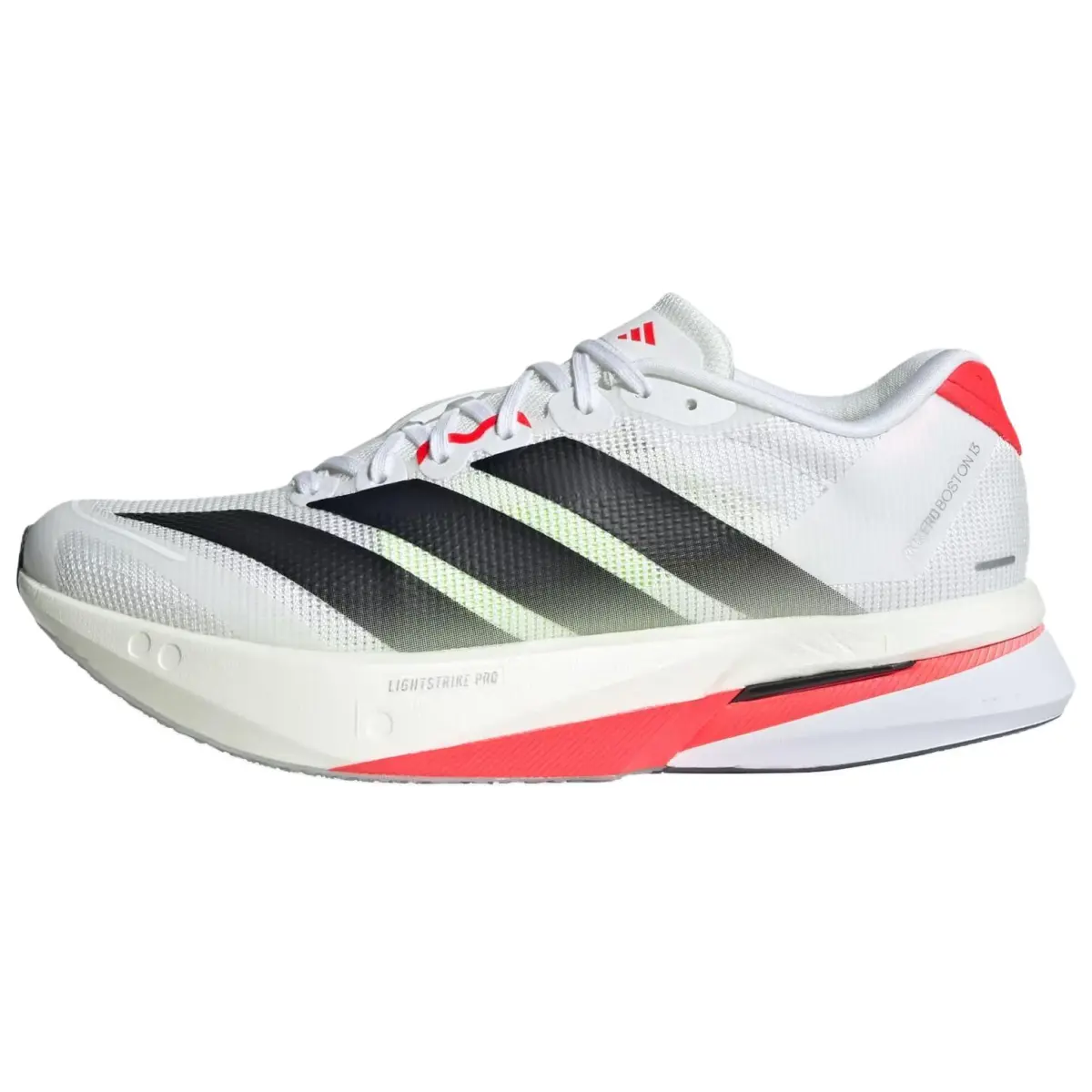 Adidas Adizero Boston 13 Fabric LIGHTSTRIKE PRO LIGHTSTRIKE 2.0 Dual Density Blitz Foam Running Shoes Women's White